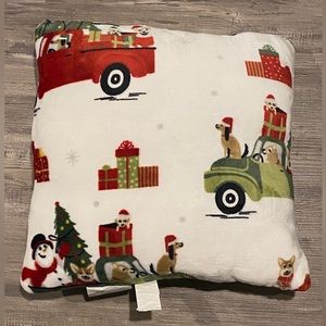 Christmas holiday decorative throw pillow